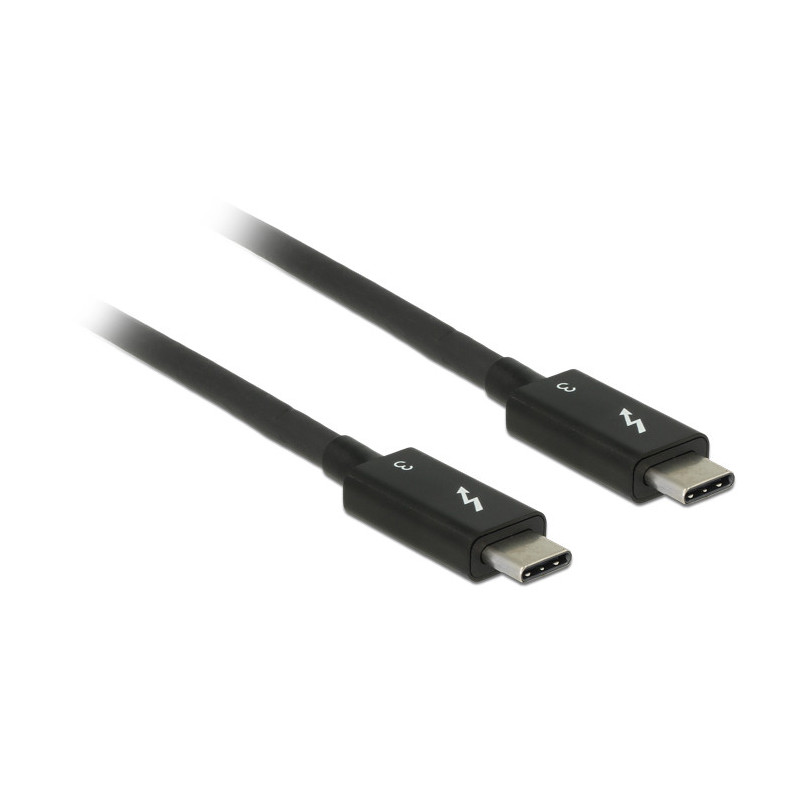 DeLOCK 84844 USB-kaapeli 0,5 m USB 3.2 Gen 2 (3.1 Gen 2) USB C Musta