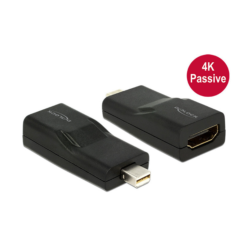 DeLOCK mini Displayport HDMI Musta