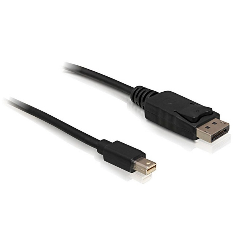 DeLOCK mini DP DP 1.2 2 m Mini DisplayPort DisplayPort Musta