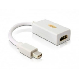 DeLOCK Adapter mini Displayport   HDMI FM HDMI-tyyppi A (vakio) Valkoinen
