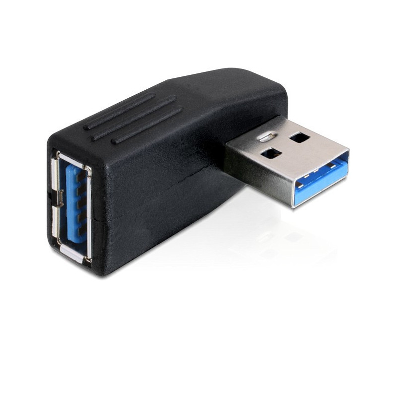 DeLOCK 65341 kaapelin sukupuolenvaihtaja USB 3.0 Musta