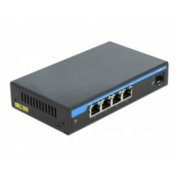 DeLOCK 87765 verkkokytkin Gigabit Ethernet (10 100 1000) Power over Ethernet -tuki Musta