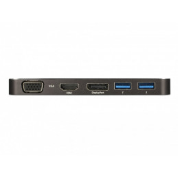 DeLOCK 87773 kannettavien tietokoneiden telakka ja porttitoistin Langallinen USB 3.2 Gen 1 (3.1 Gen 1) Type-C Musta