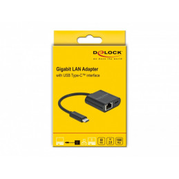 DeLOCK 66644 kannettavien tietokoneiden telakka ja porttitoistin Langallinen USB 3.2 Gen 1 (3.1 Gen 1) Type-C Musta