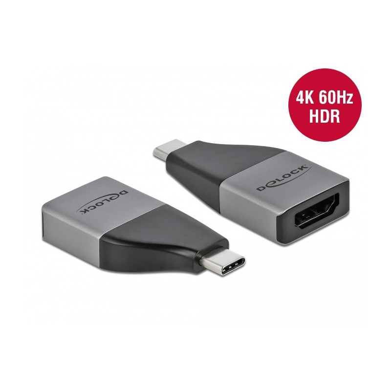DeLOCK 64119 USB grafiikka-adapteri 3840 x 2160 pikseliä Harmaa