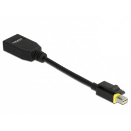 DeLOCK 65978 videokaapeli-adapteri 0,15 m Mini DisplayPort DisplayPort Musta