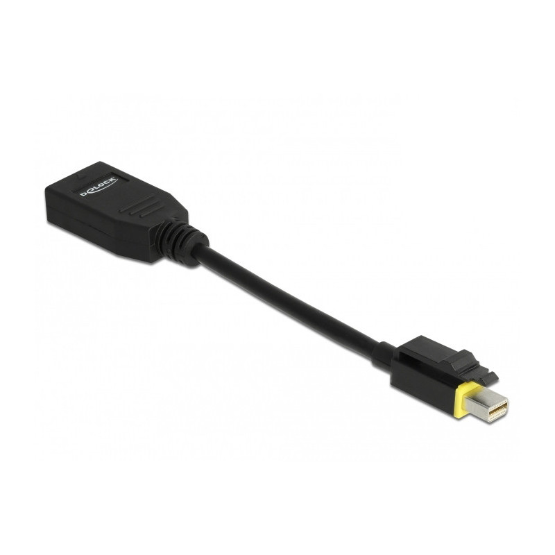 DeLOCK 65978 videokaapeli-adapteri 0,15 m Mini DisplayPort DisplayPort Musta