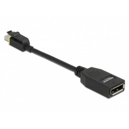 DeLOCK 65978 videokaapeli-adapteri 0,15 m Mini DisplayPort DisplayPort Musta