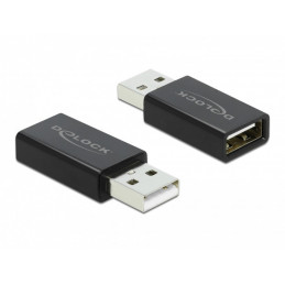 DeLOCK 66529 kaapelin sukupuolenvaihtaja USB 2.0 Type-A Musta