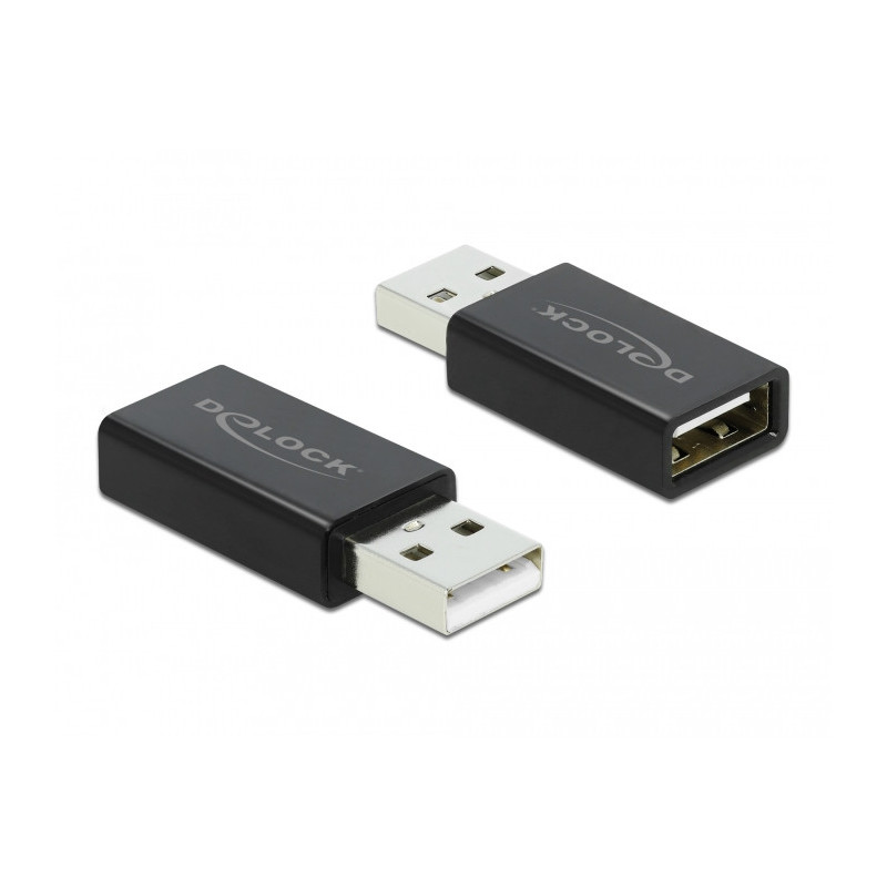 DeLOCK 66529 kaapelin sukupuolenvaihtaja USB 2.0 Type-A Musta