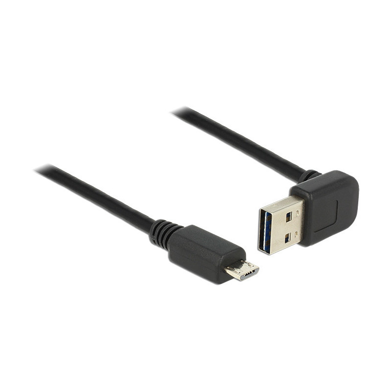 DeLOCK 1m, USB 2.0-A - USB 2.0 micro-B USB-kaapeli USB A Micro-USB B Musta