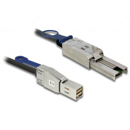 DeLOCK 83734 SAS (Serial Attached SCSI) -kaapeli 1 m Musta