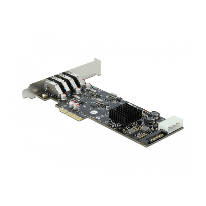 DeLOCK 89008 liitäntäkortti -sovitin Sisäinen PCIe, SATA, USB 3.2 Gen 1 (3.1 Gen 1)
