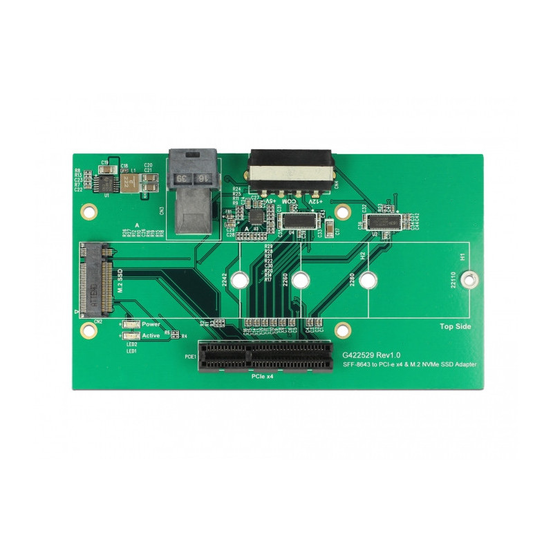 DeLOCK 63952 liitäntäkortti -sovitin Sisäinen M.2, PCIe