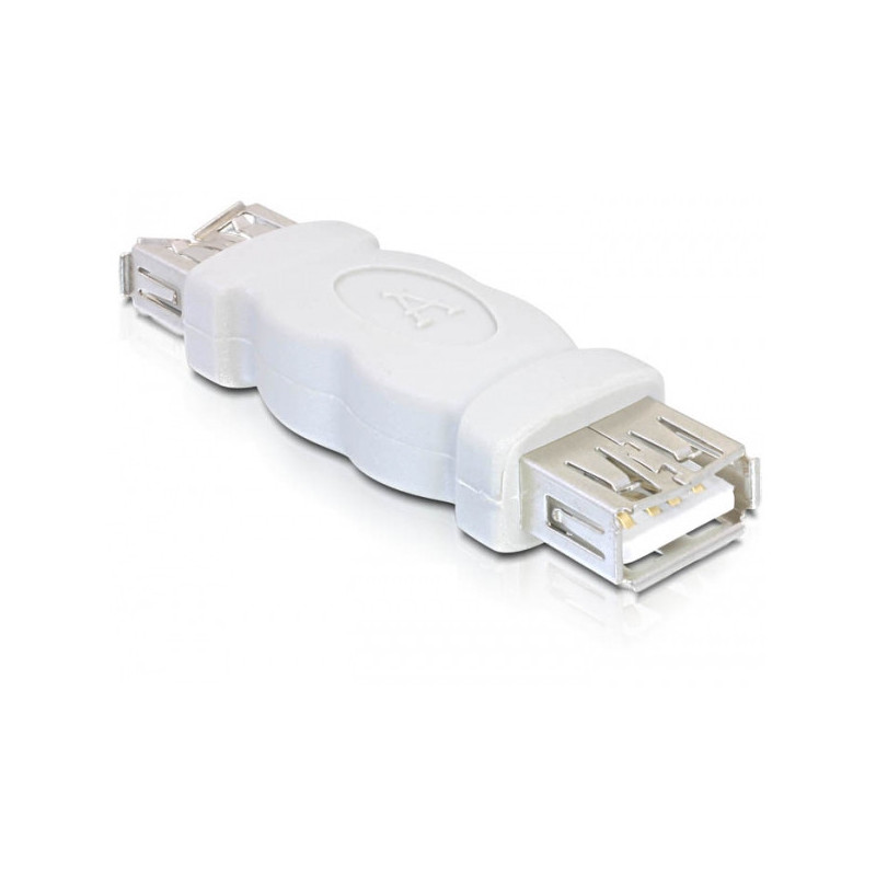 DeLOCK USB A Adapter USB 2.0 A FM Harmaa