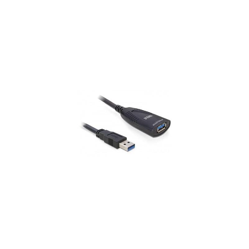 DeLOCK USB 3.0 5m USB-kaapeli USB 3.2 Gen 1 (3.1 Gen 1) Musta