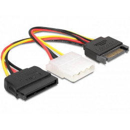 DeLOCK SATA Molex + SATA 0,165 m