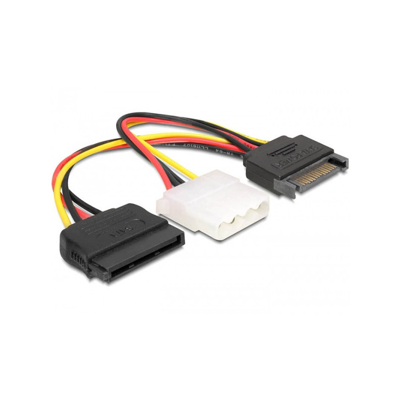 DeLOCK SATA Molex + SATA 0,165 m