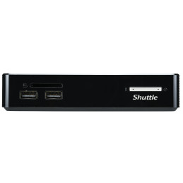 Shuttle XPC nano NS02AV2 RK3368 Mini-PC Rockchip 2 GB DDR3L-SDRAM 16 GB eMMC Android 8.1 Mini PC Musta