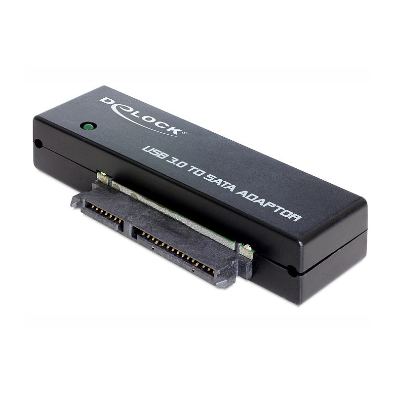 DeLOCK 62486 kaapelin sukupuolenvaihtaja USB3.0 SATA III Musta