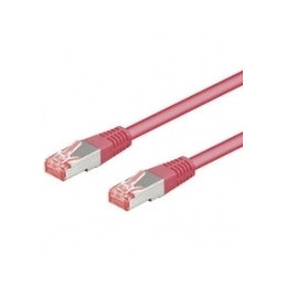 Goobay CAT 6-500 SSTP PIMF 5.0m verkkokaapeli Magenta 5 m