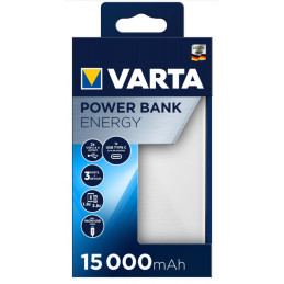 Varta Energy 15000 Litium polymeeri (LiPo) 15000 mAh Musta, Valkoinen