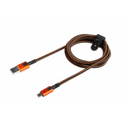 Xtorm CXX001 USB-kaapeli 1,5 m USB A Micro-USB B Musta, Oranssi