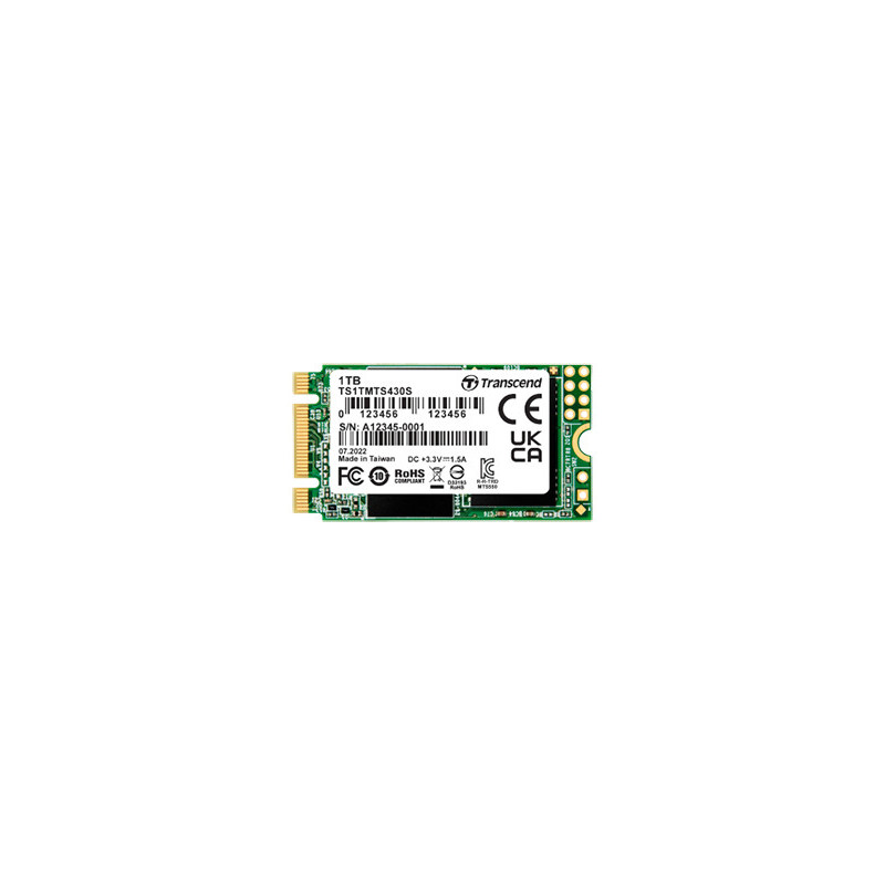 Transcend 430S M.2 1000 GB Serial ATA III 3D NAND