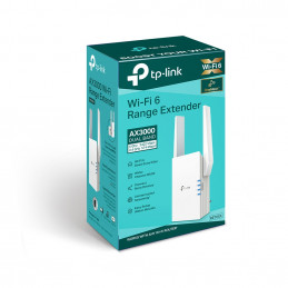 TP-Link RE705X Wi-Fi-verkkojärjestelmä Kaksitaajuus (2,4 GHz 5 GHz) Wi-Fi 6 (802.11ax) Valkoinen 1 Ulkoinen