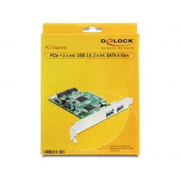 DeLOCK 89359 liitäntäkortti -sovitin Sisäinen USB 3.2 Gen 1 (3.1 Gen 1)