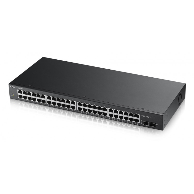 Zyxel GS1900-48-EU0102F verkkokytkin L2 Gigabit Ethernet (10 100 1000) Musta