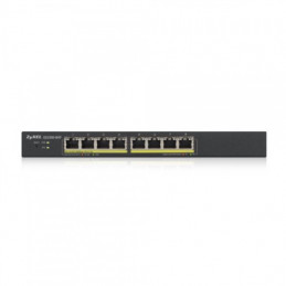 Zyxel GS1900-8HP v3 PoE Hallittu L2 Gigabit Ethernet (10 100 1000) Power over Ethernet -tuki Musta