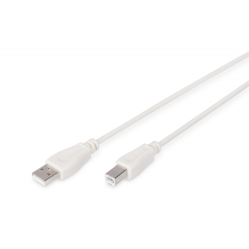 Digitus 5m USB 2.0 USB-kaapeli USB A USB B Beige