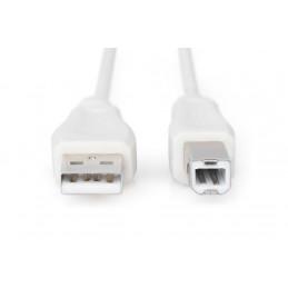 Digitus 5m USB 2.0 USB-kaapeli USB A USB B Beige