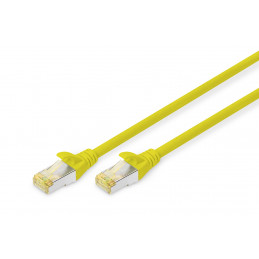 Digitus DK-1644-A-0025 Y verkkokaapeli Keltainen 0,25 m Cat6a S FTP (S-STP)