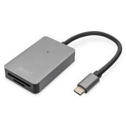 Digitus DA-70333 kortinlukija USB 2.0 Type-C Harmaa