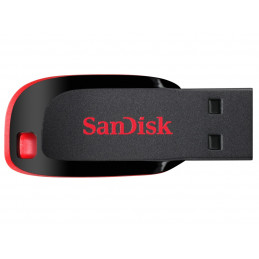 SanDisk Cruzer Blade USB-muisti 16 GB USB A-tyyppi 2.0 Musta, Punainen