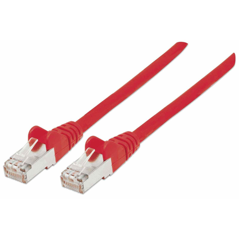 Intellinet 741002 verkkokaapeli Punainen 7,5 m Cat7 S FTP (S-STP)