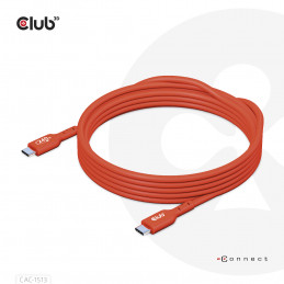 CLUB3D USB2 Type-C Bi-Directional USB-IF Certified Cable Data 480Mb, PD 240W(48V 5A) EPR M M 3m   9.84 ft