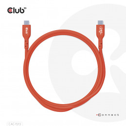 CLUB3D USB2 Type-C Bi-Directional USB-IF Certified Cable Data 480Mb, PD 240W(48V 5A) EPR M M 3m   9.84 ft