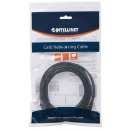 Intellinet 343350 verkkokaapeli Musta 5 m Cat6 U UTP (UTP)