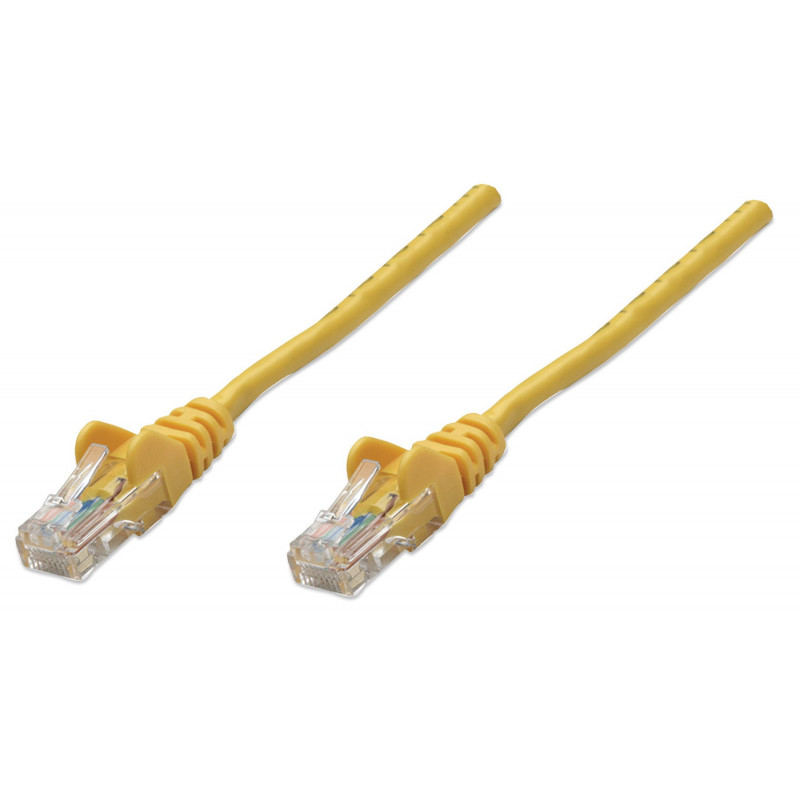 Intellinet Cat5e UTP 0.45m verkkokaapeli Keltainen 0,5 m U UTP (UTP)