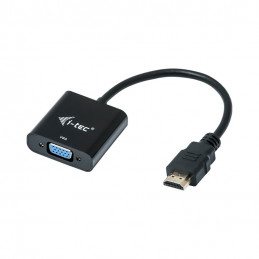 i-tec HDMI2VGAADA videokaapeli-adapteri 0,15 m HDMI VGA Musta