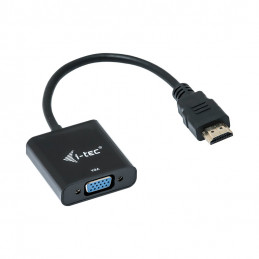i-tec HDMI2VGAADA videokaapeli-adapteri 0,15 m HDMI VGA Musta