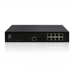 LevelOne GEL-1061 verkkokytkin Hallittu L2 Gigabit Ethernet (10 100 1000) Musta