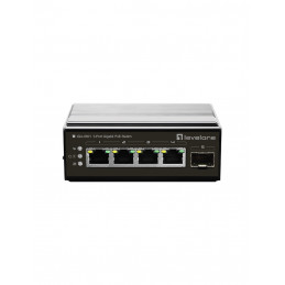 LevelOne IGU-0501 verkkokytkin Gigabit Ethernet (10 100 1000) Power over Ethernet -tuki Musta