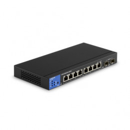 Linksys LGS310MPC Hallittu L3 Gigabit Ethernet (10 100 1000) Power over Ethernet -tuki Musta