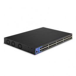 Linksys LGS352MPC Hallittu L3 Gigabit Ethernet (10 100 1000) Power over Ethernet -tuki Musta