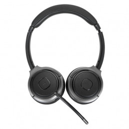 Targus AEH104GL kuulokkeet ja kuulokemikrofoni Langallinen & langaton Pääpanta Puhelut Musiikki USB Type-C Bluetooth Musta