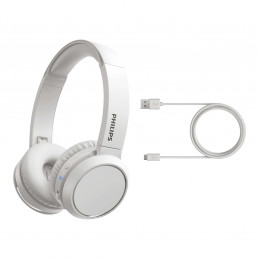 Philips 4000 series TAH4205WT 00 kuulokkeet ja kuulokemikrofoni Langaton Pääpanta Puhelut Musiikki USB Type-C Bluetooth